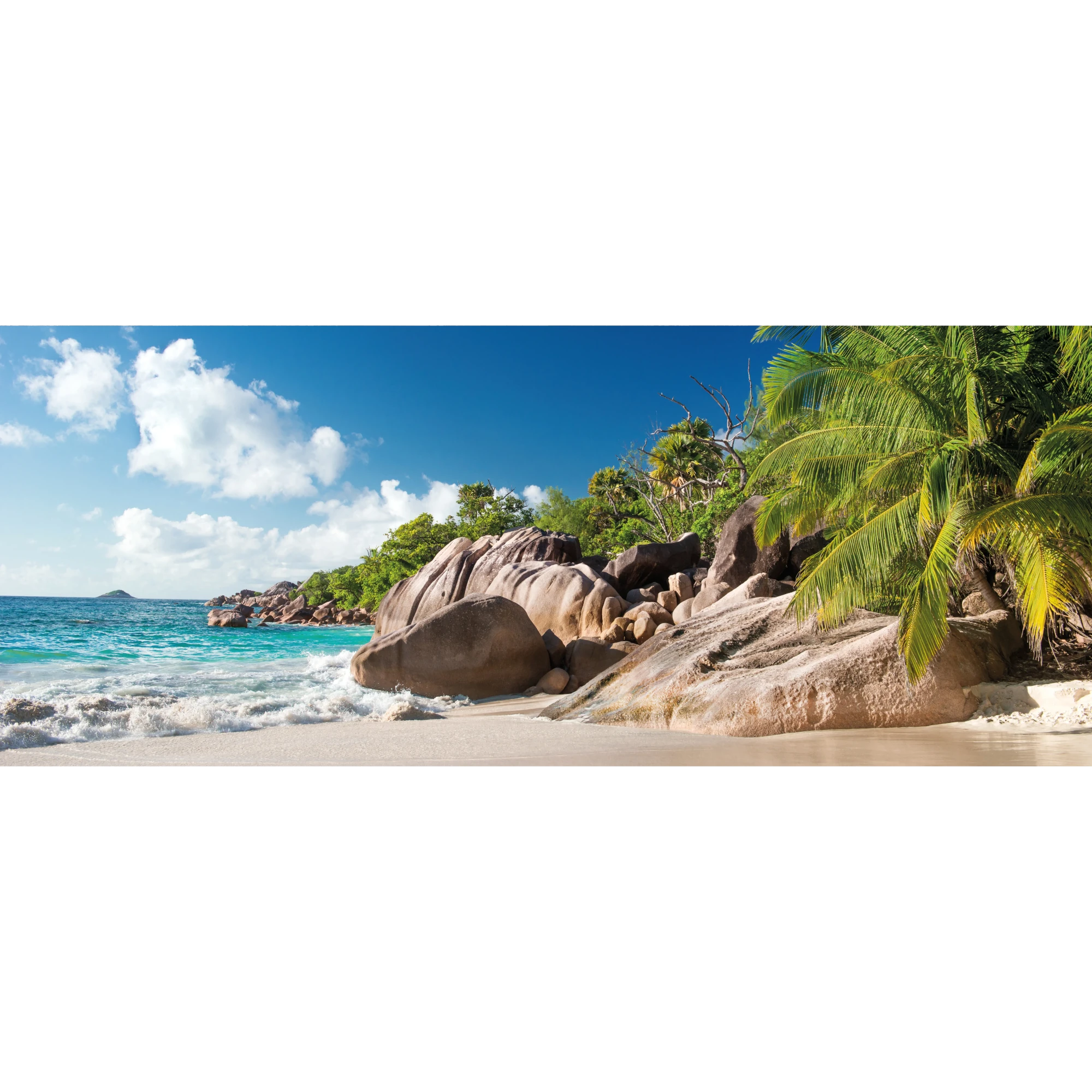 marmony® 800W Naturstein Infrarotheizung Motiv "Blue Lagoon" mit Thermostat MTC-40