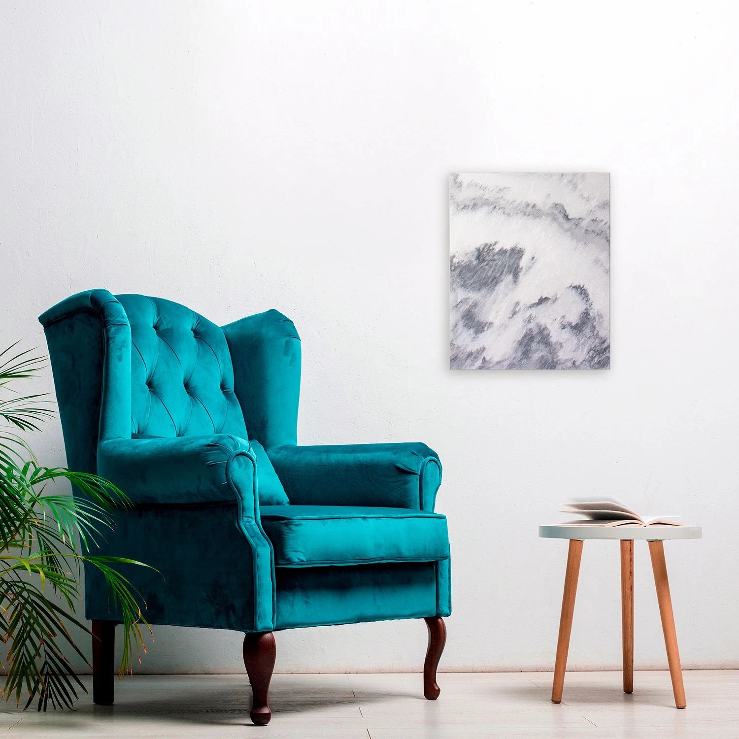 marmony® 500W Marmor Infrarotheizung in Carrara-Optik mit Thermostat MTC-40