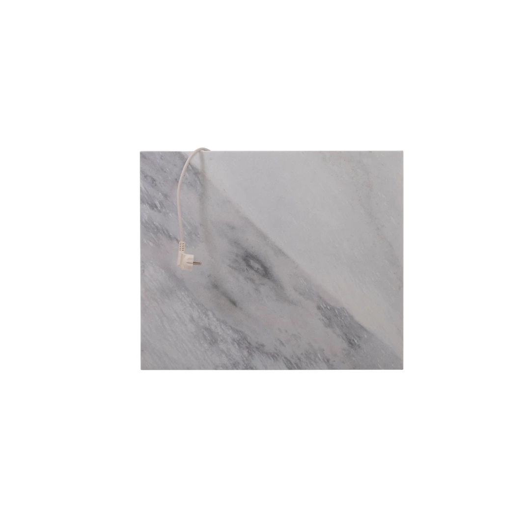 marmony® 500W Marmor Infrarotheizung in Carrara-Optik mit Thermostat MTC-40