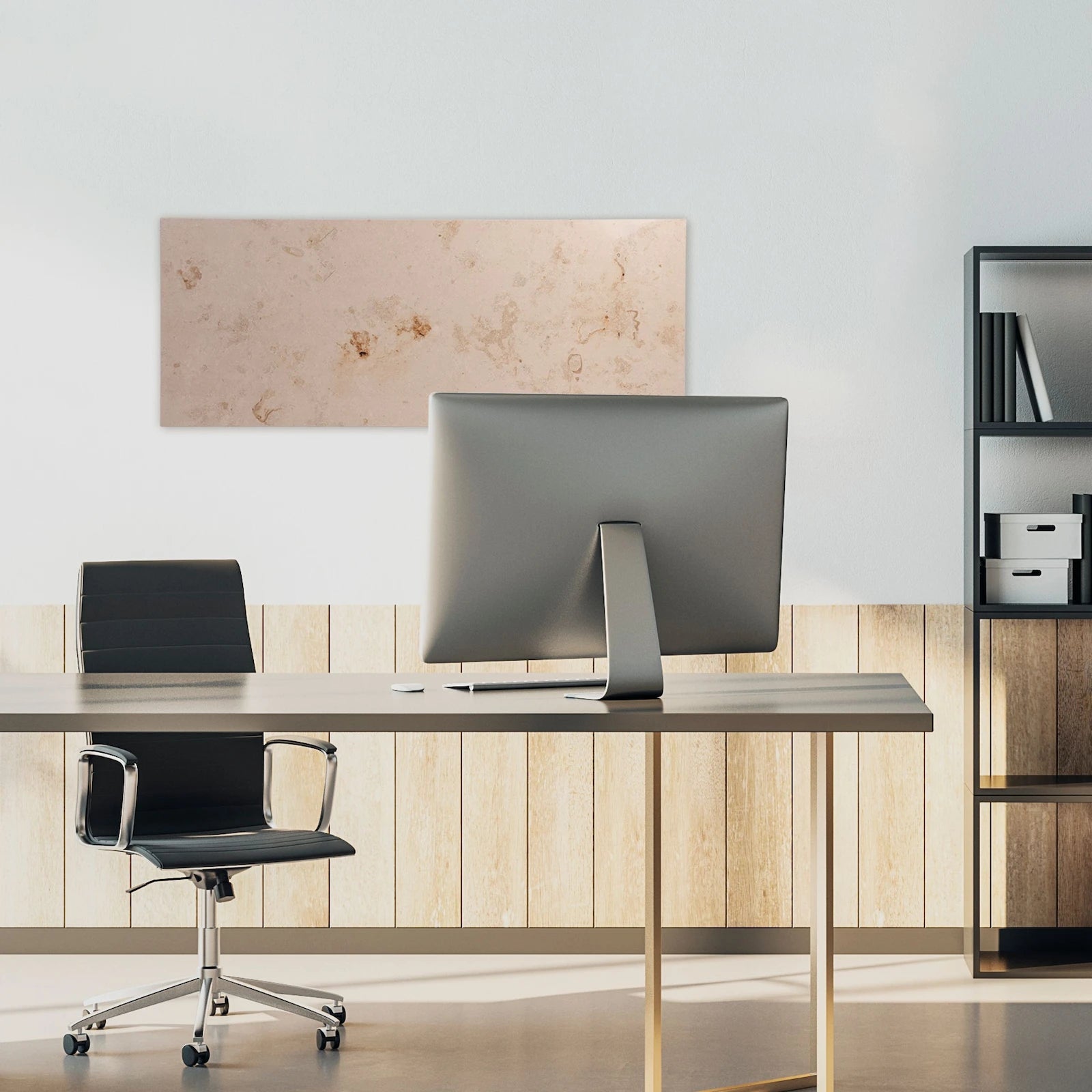 marmony® 800W Naturstein Infrarotheizung Jura mit Thermostat MTC-40 - B-Ware