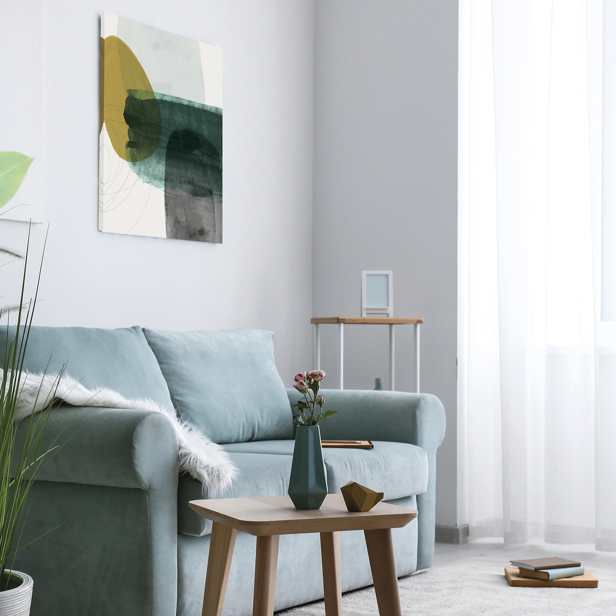 marmony® 500W Naturstein Infrarotheizung Motiv "Modern" mit Thermostat MTC-40