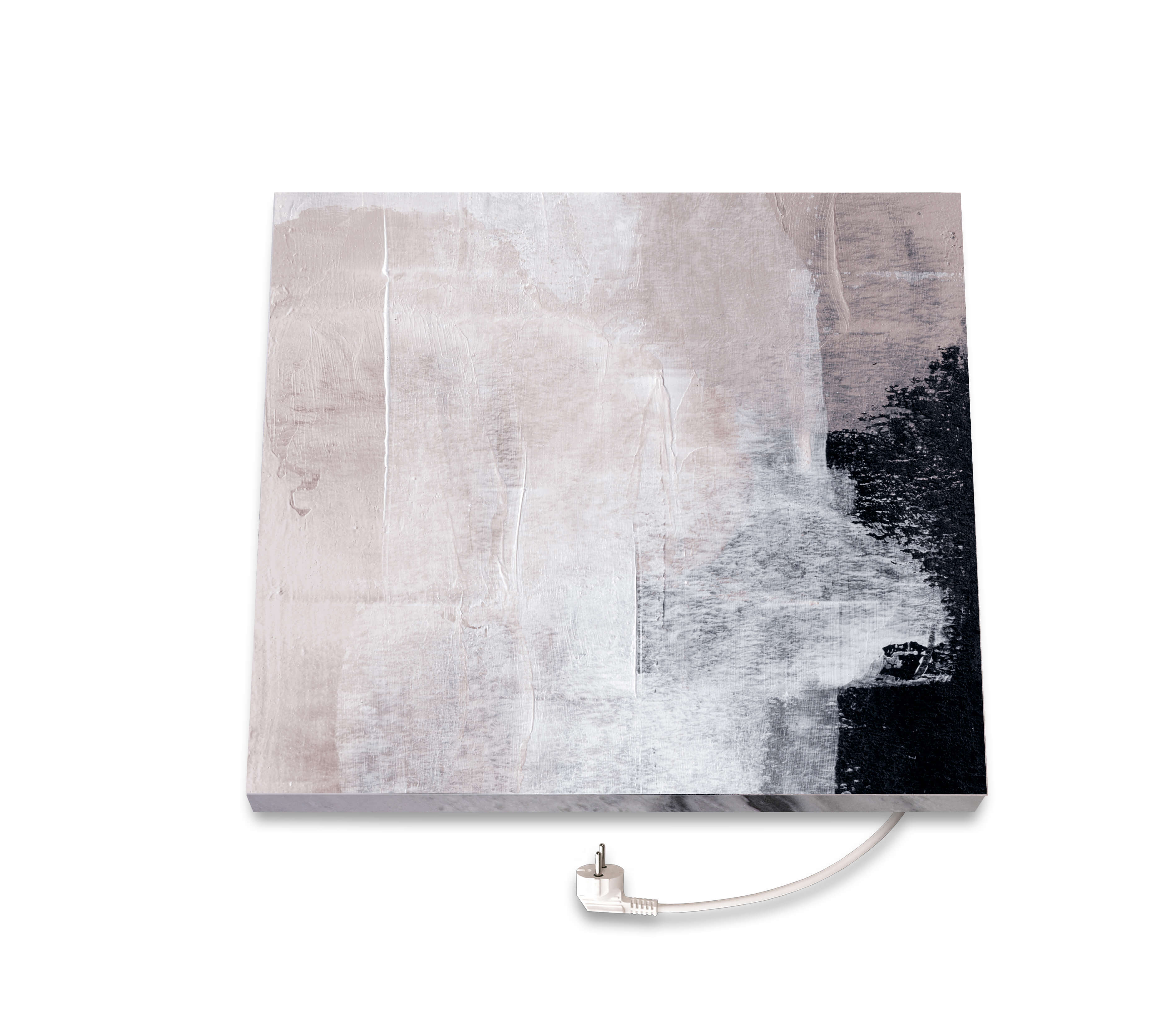 marmony® 500W Naturstein Infrarotheizung Motiv "Abstrakt" mit Thermostat MTC-40